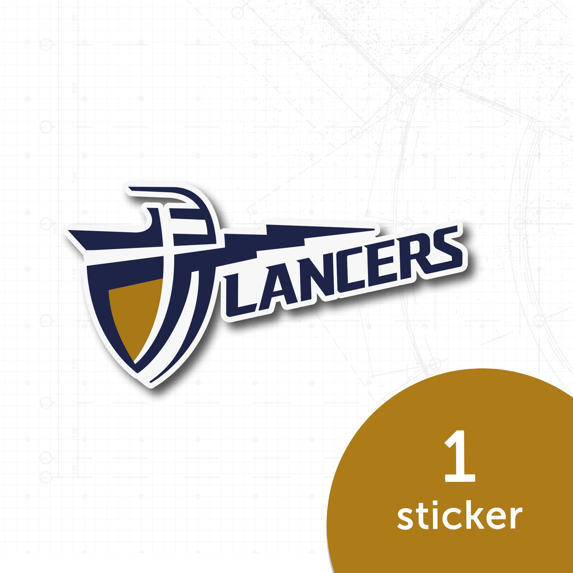 CBU Lancers Crazies Desert Cactus Vinyl Decal Sticker - California Baptist University Laptop, Water Bottle & Car Decoration - Perfect for School Spirit, Scrapbooking & Fan Gear