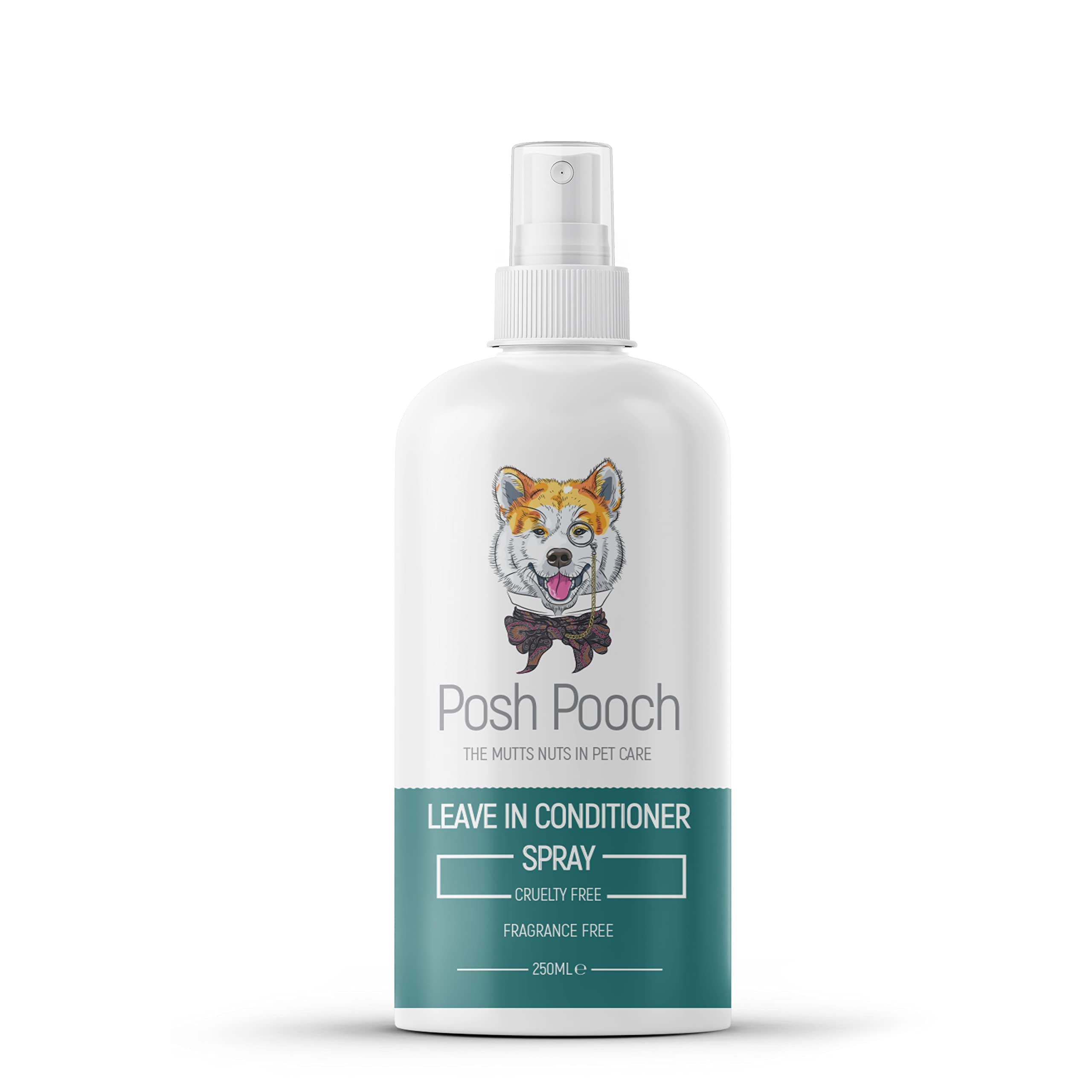 **Posh Pooch® Fragrance-Free 2-in-1 Dog Leave-In Conditioner Spray | Moisturizing & Detangling for Soft, Shiny, Tangle-Free Hair | Hypoallergenic Hydration for Sensitive, Dry & Itchy Skin | Perfect for Daily Grooming & Post-Bath Care**