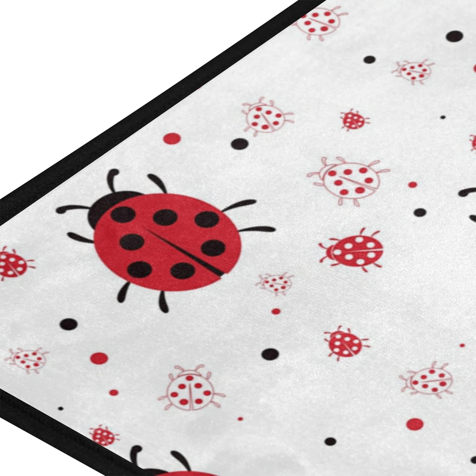 SUABO Non-Slip Ladybugs Kitchen Mat - 39