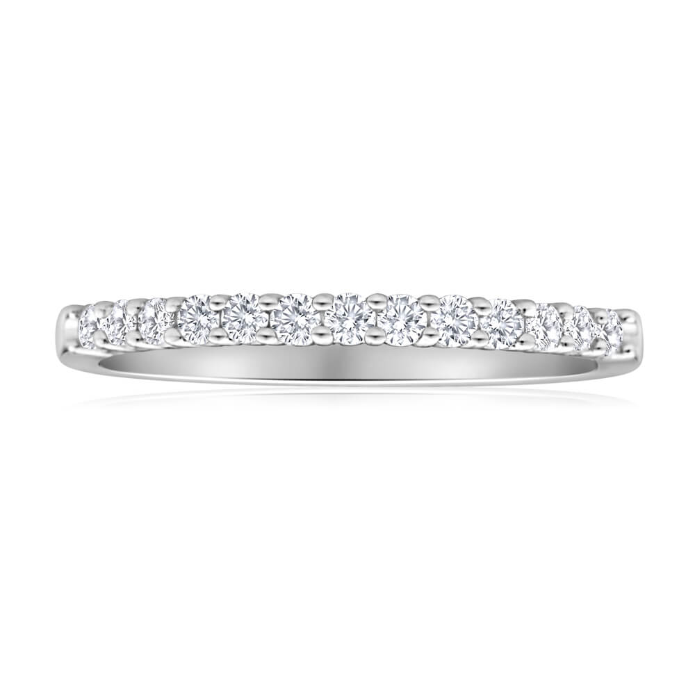1/4 Carat Flawless Cut 18K White Gold Claw Set Diamond Ring for Engagement, Wedding & Anniversary Gifts - Perfect for Bridal Jewelry & Special Occasions