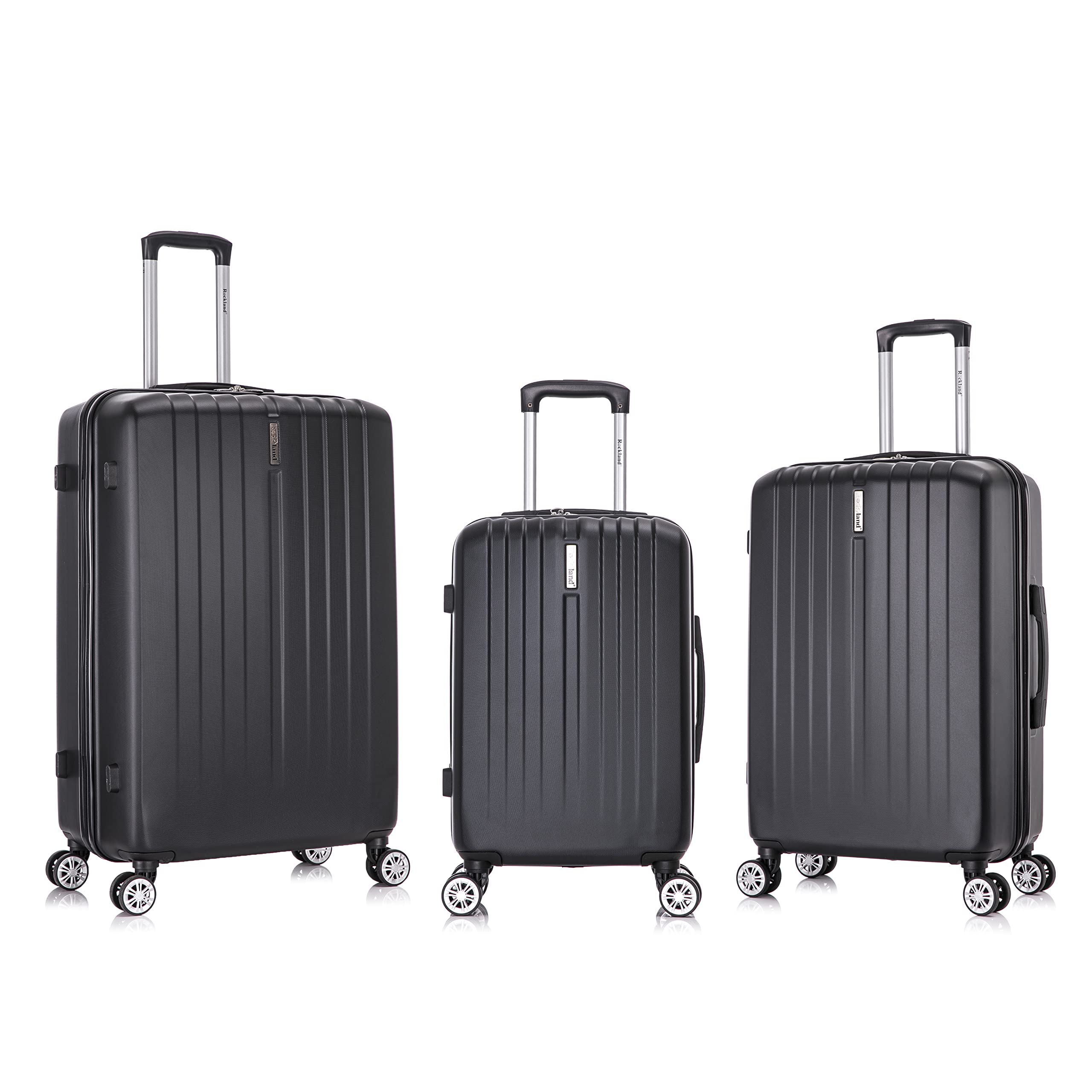 Rockland Malibu Hardshell Spinner Wheel Luggage Set - 19