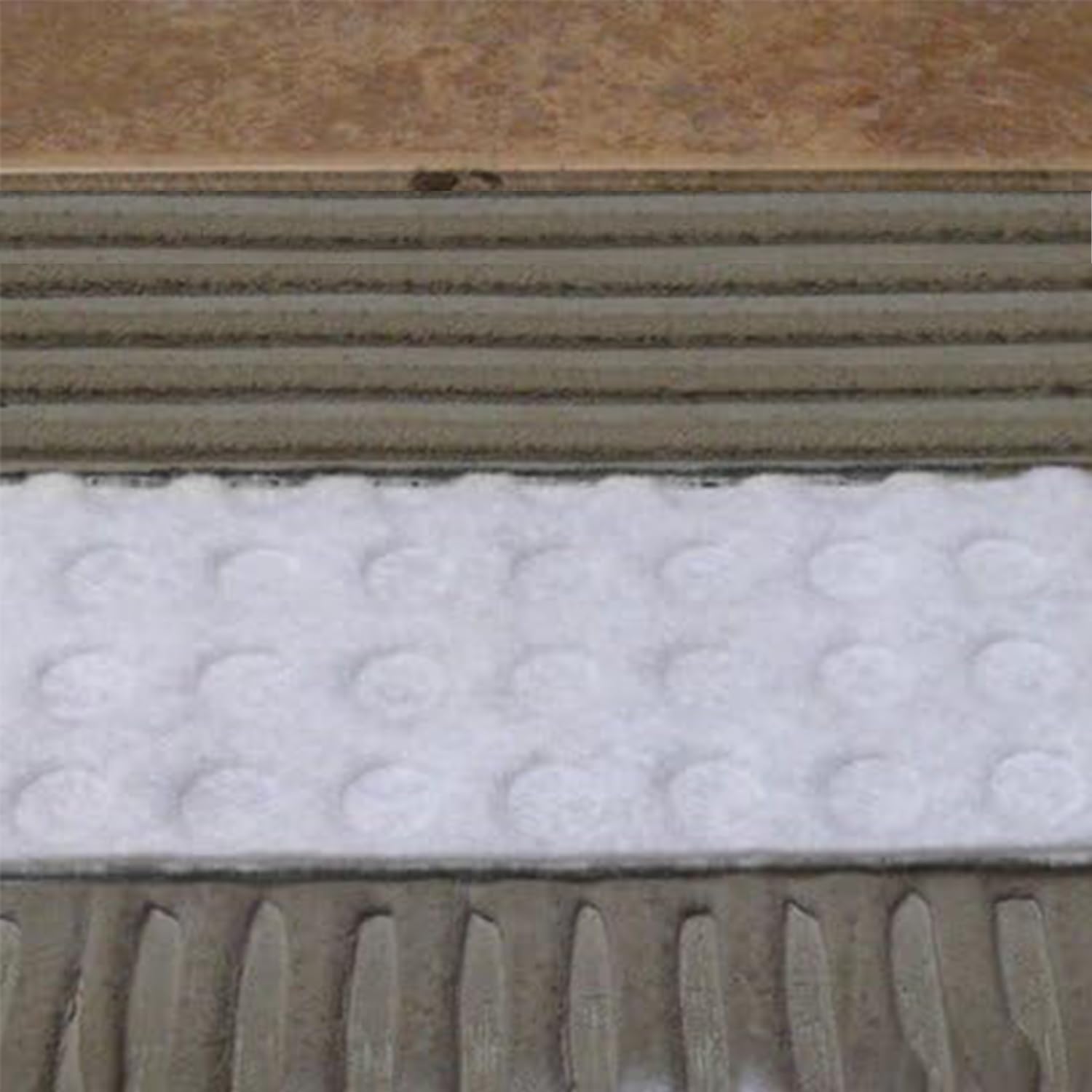 Premium Tile Uncoupling Membrane 323 Sq Ft Roll (3.3x98.5 Ft) - Crack Isolation Underlayment for Ceramic & Stone Tile Flooring - Waterproof Subfloor Protection for Bathrooms, Kitchens & High-Traffic Areas