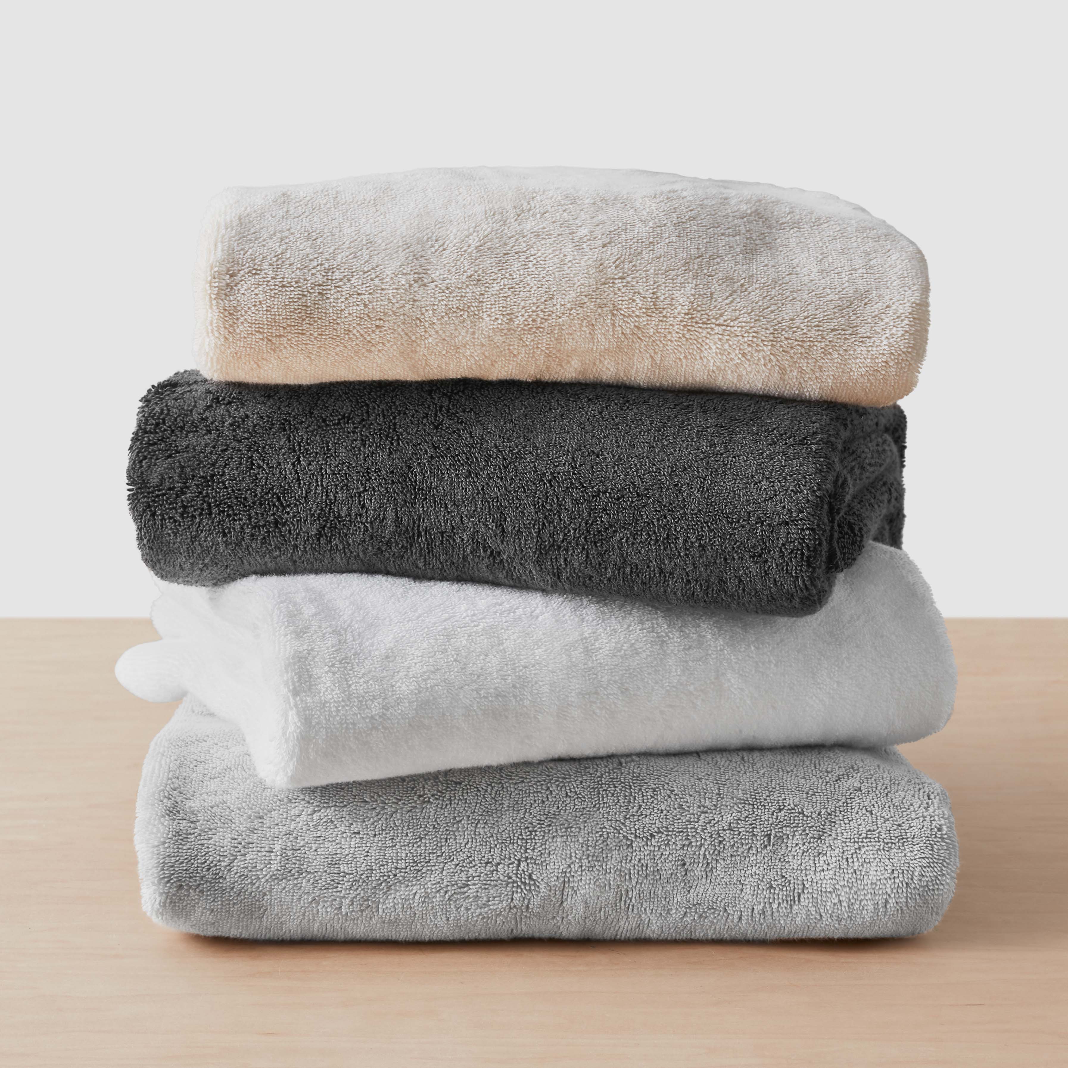 Premium Organic Cotton Plush Bath Towel Set - Ultra Soft & Absorbent for Spa, Bathroom & Beach Use