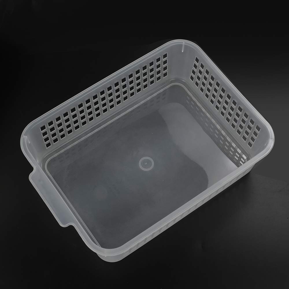 Clear Plastic Storage Bins - 6-Pack Rectangular Organizer Trays for Home, Office & Craft Organization | Perfect for Drawer, Cabinet & Shelf Storage