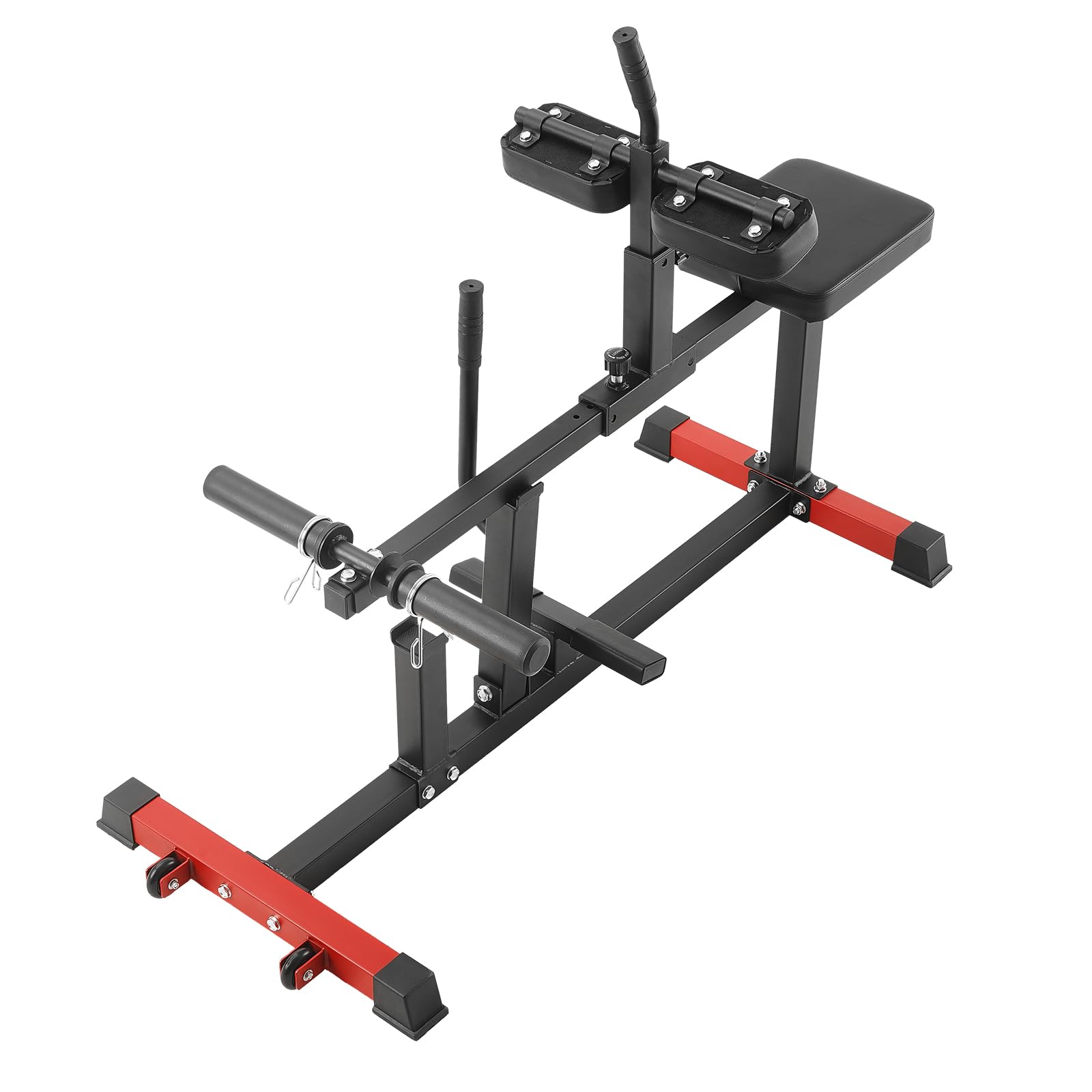 VEVOR Seated Calf Machine 440 LBS Capacity - Home Gym Calf Raise Equipment for Leg Workouts - Lower Body Strength Training with 1/2 Inch Weight Plates - Perfect for Home & Commercial Gyms