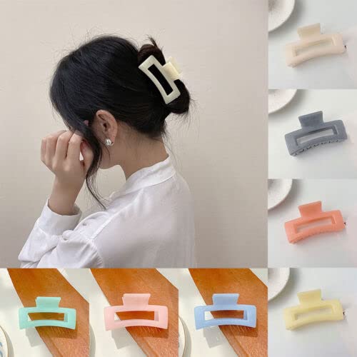 GT Gloptook Large Pearl Hair Claw Clips for Women - Korean Fashion Hair Accessories Set of 5 (Barrettes, Jaw Clips, Hair Clutches) - Perfect for Long Hair Styling, Parties, Weddings & Daily Use
