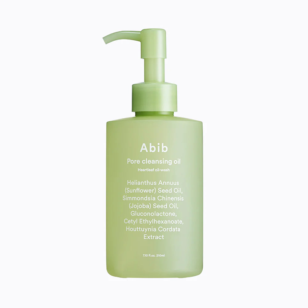 Abib Pore Cleansing Oil 210ml - Deep Cleansing Facial Oil for Blackheads & Acne Prone Skin - Gentle Makeup Remover & Daily Skincare for Oily & Combination Skin Types