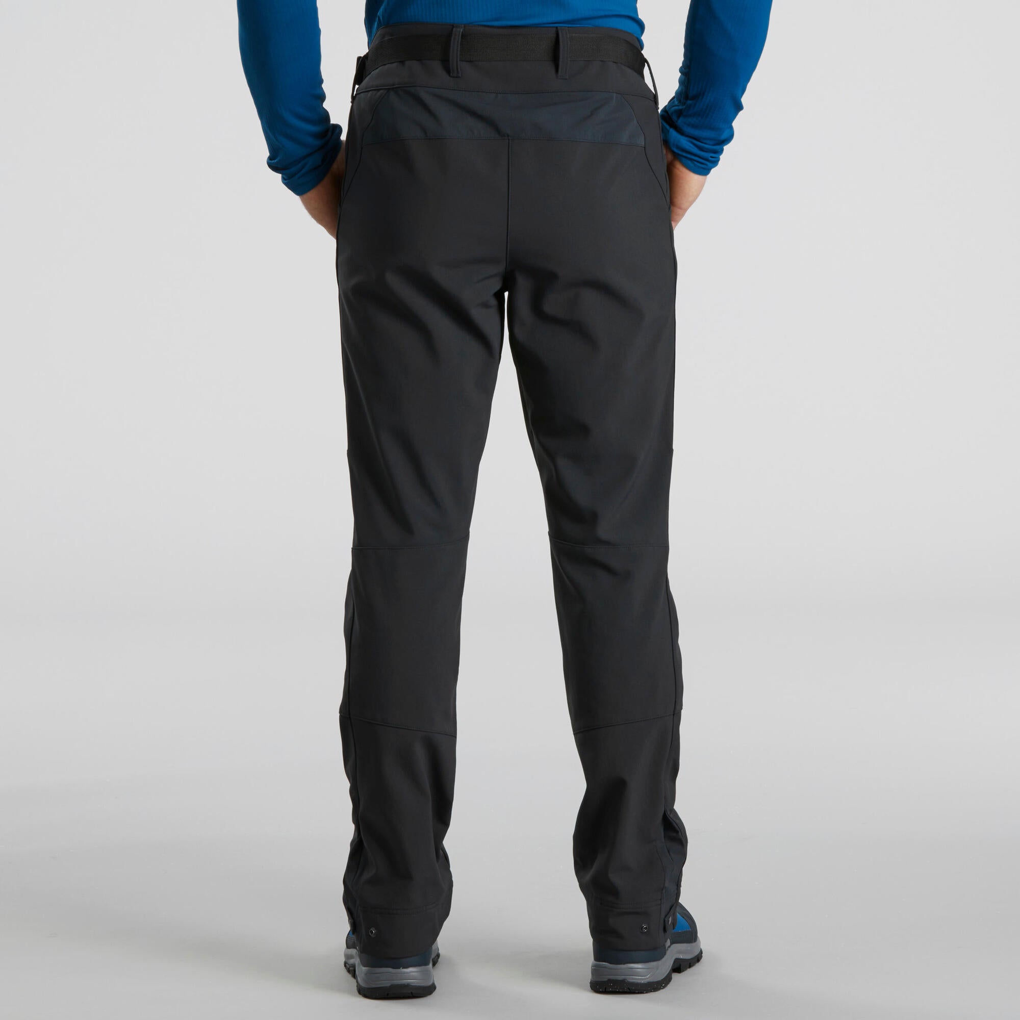 Quechua Men's SH500 Waterproof Hiking Pants - Lightweight, Windproof & Quick-Dry for Outdoor Adventures, Camping & Trekking