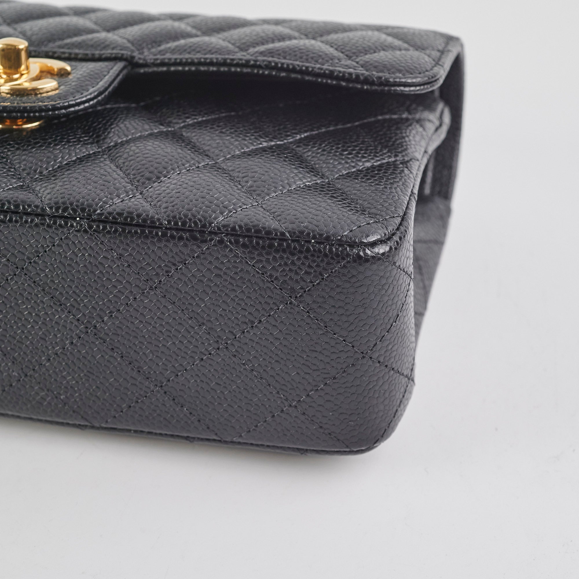 Chanel Small Caviar Classic Double Flap Bag 2023 - Luxury Quilted Leather Shoulder Bag for Women | Perfect for Evening Events, Parties & Special Occasions