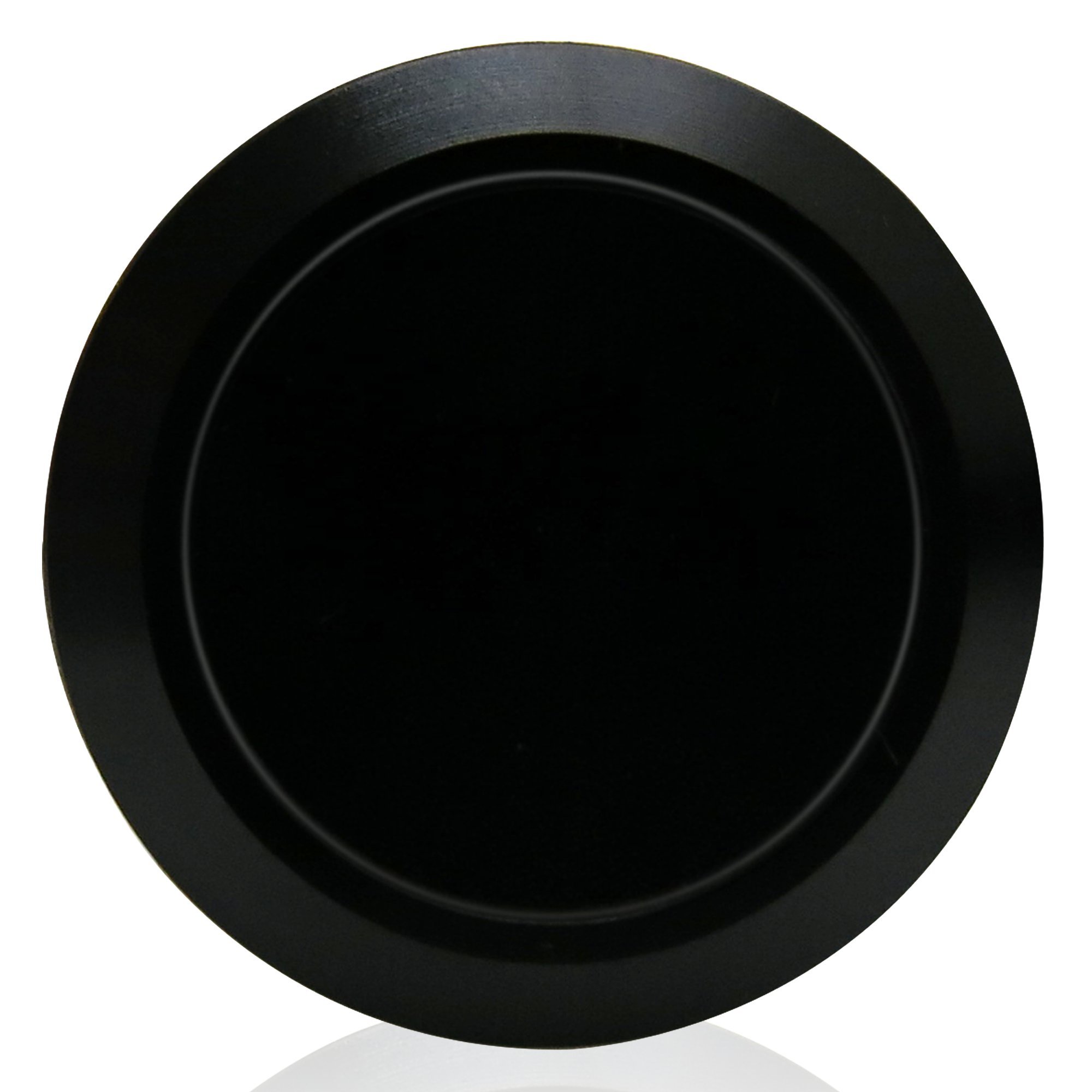 Keep It Clean 18474 22mm Momentary Black Anodized Push Button Switch - Perfect for Industrial Control Panels, DIY Electronics & Automotive Applications