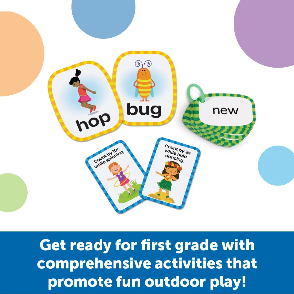 Skill Builders Summer Learning Activity Set for Kindergarten & 1st Grade - Fun Educational Games for Kids at Home or Classroom