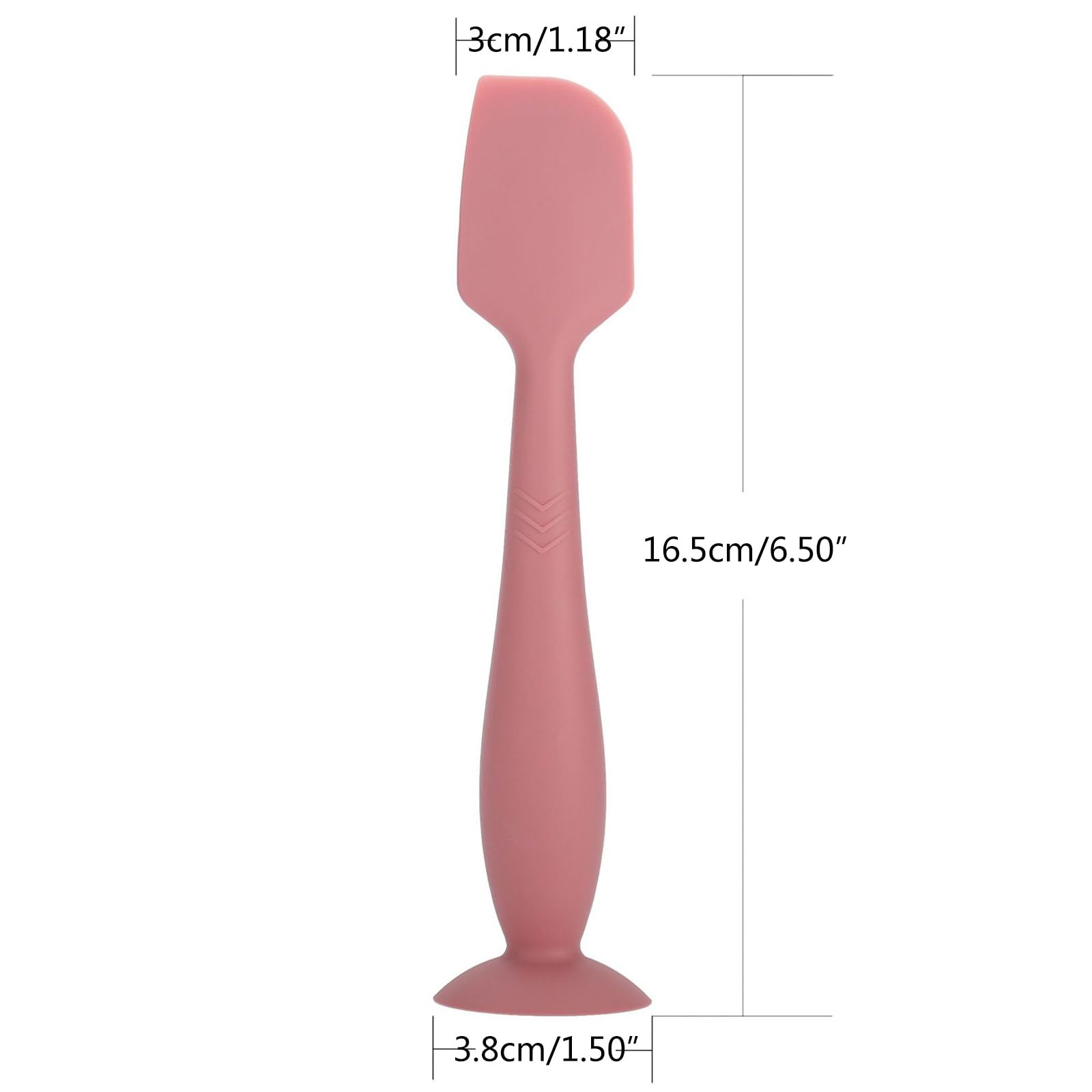 Lily Brown Baby Diaper Cream Spatula - Soft Flexible Silicone Applicator with Suction Base for Gentle Rash Cream Application | Diaper Changing Essential for Newborns & Infants | Perfect Baby Shower Gift