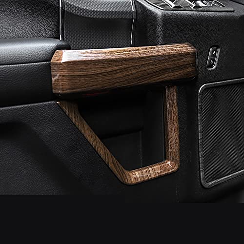 8pcs Interior Door Handle Cover Wood Grain