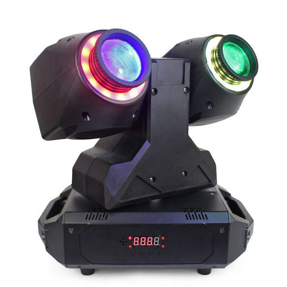 120W LED Moving Head Beam Lights - 4-in-1 RGBW Dual Head DMX Stage Lighting with Pan & Tilt | Professional Spotlight for Disco, KTV, Club, Party & Stage Performances | Perfect for DJ Shows, Wedding Events & Live Concerts