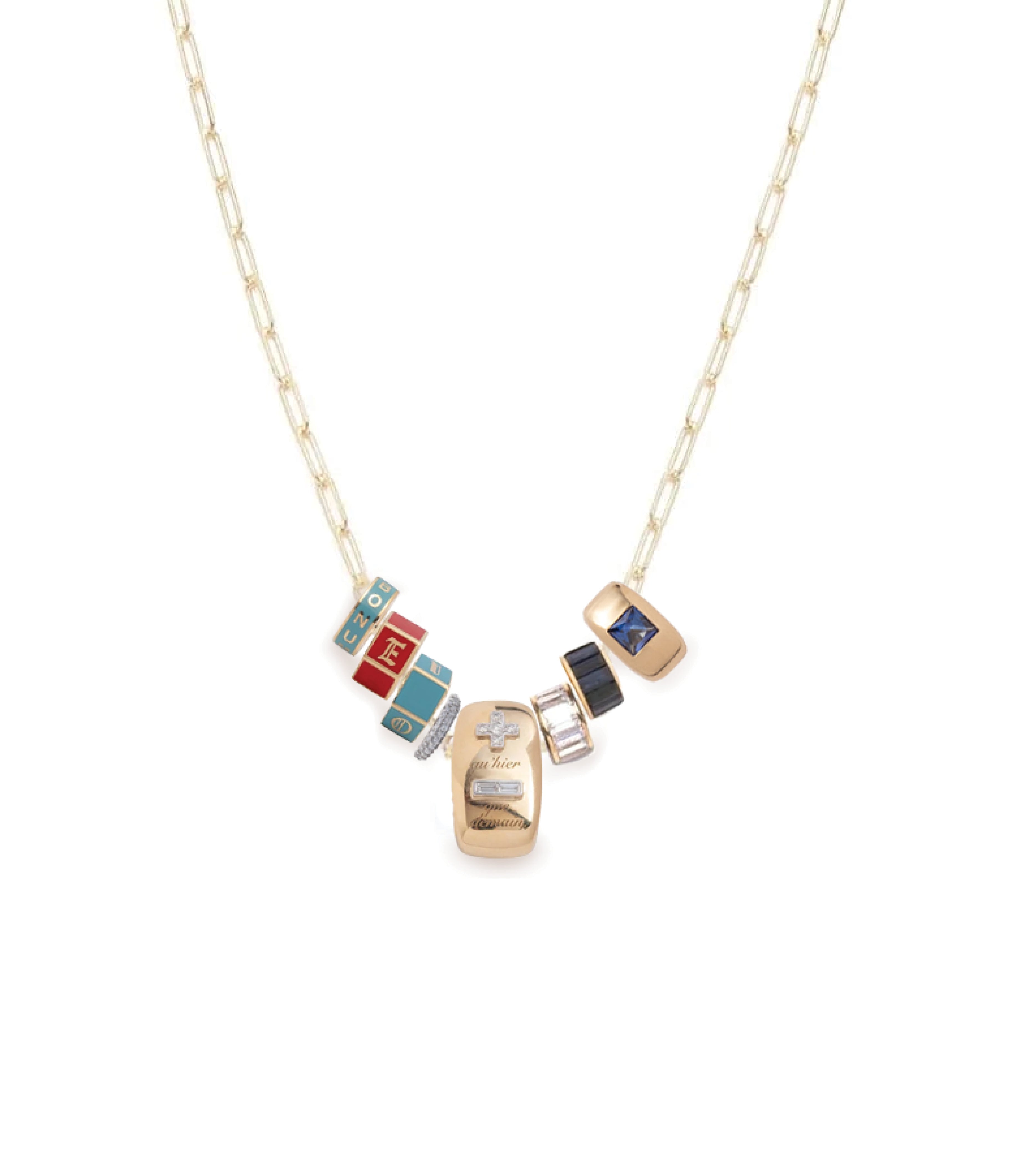 Heart Beats, Heart Slides & Faceted Heart Beats: Dainty Clip Necklace Set for Women | Perfect for Valentine's Day, Anniversary & Everyday Elegance