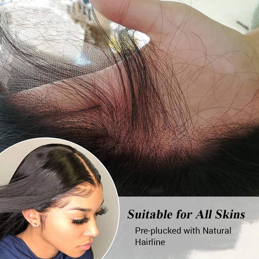 13x6 HD Transparent Lace Front Short Bob Human Hair Wig - Brazilian Body Wave 1B/27 Color 150% Density with Pre-Plucked Baby Hair | Perfect for Daily Wear, Cosplay & Special Occasions