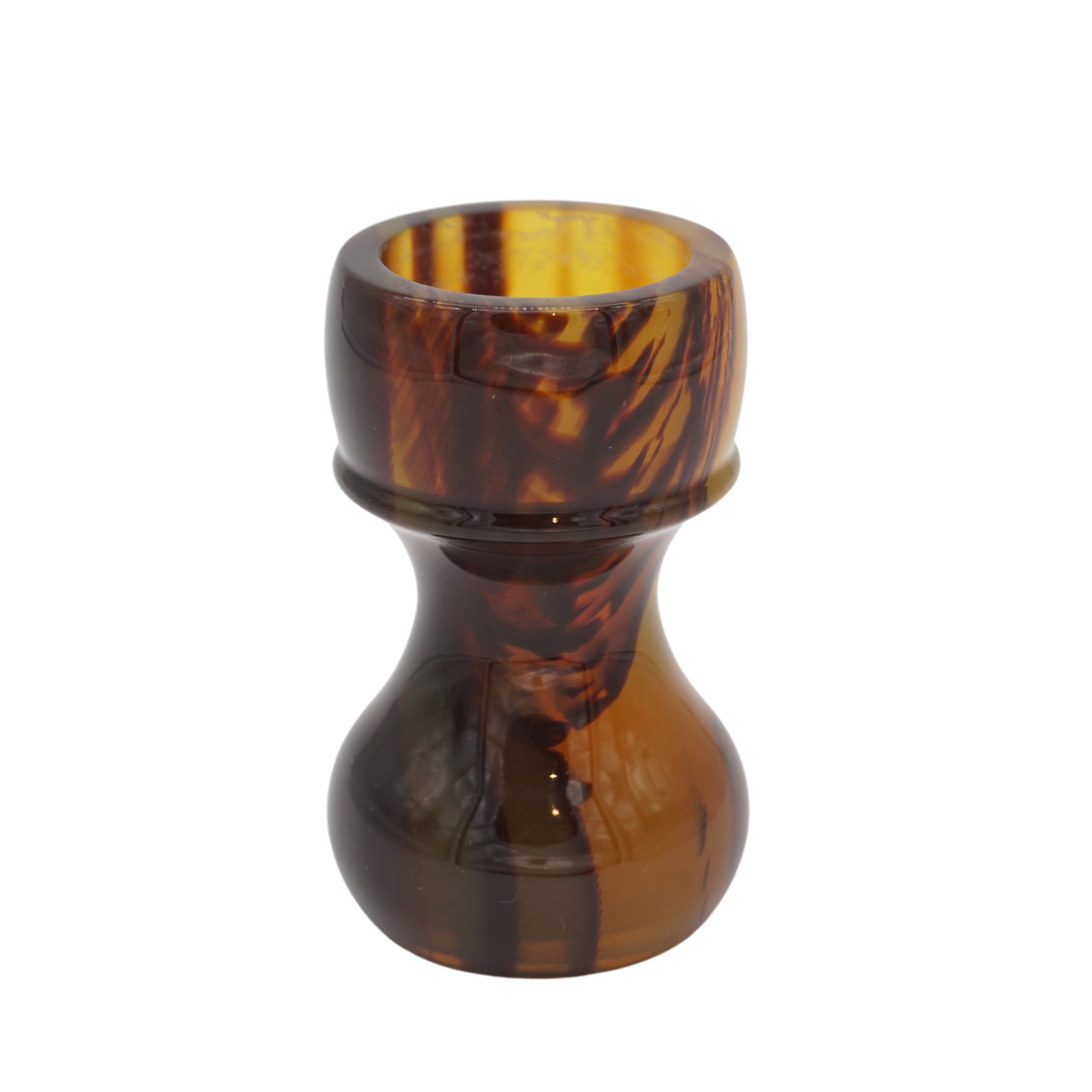 Premium Tortoise Handcrafted Shaving Brush Handle for 24mm & 26mm Knots - Luxury Wet Shaving Accessory for Men's Grooming & Beard Care Routine