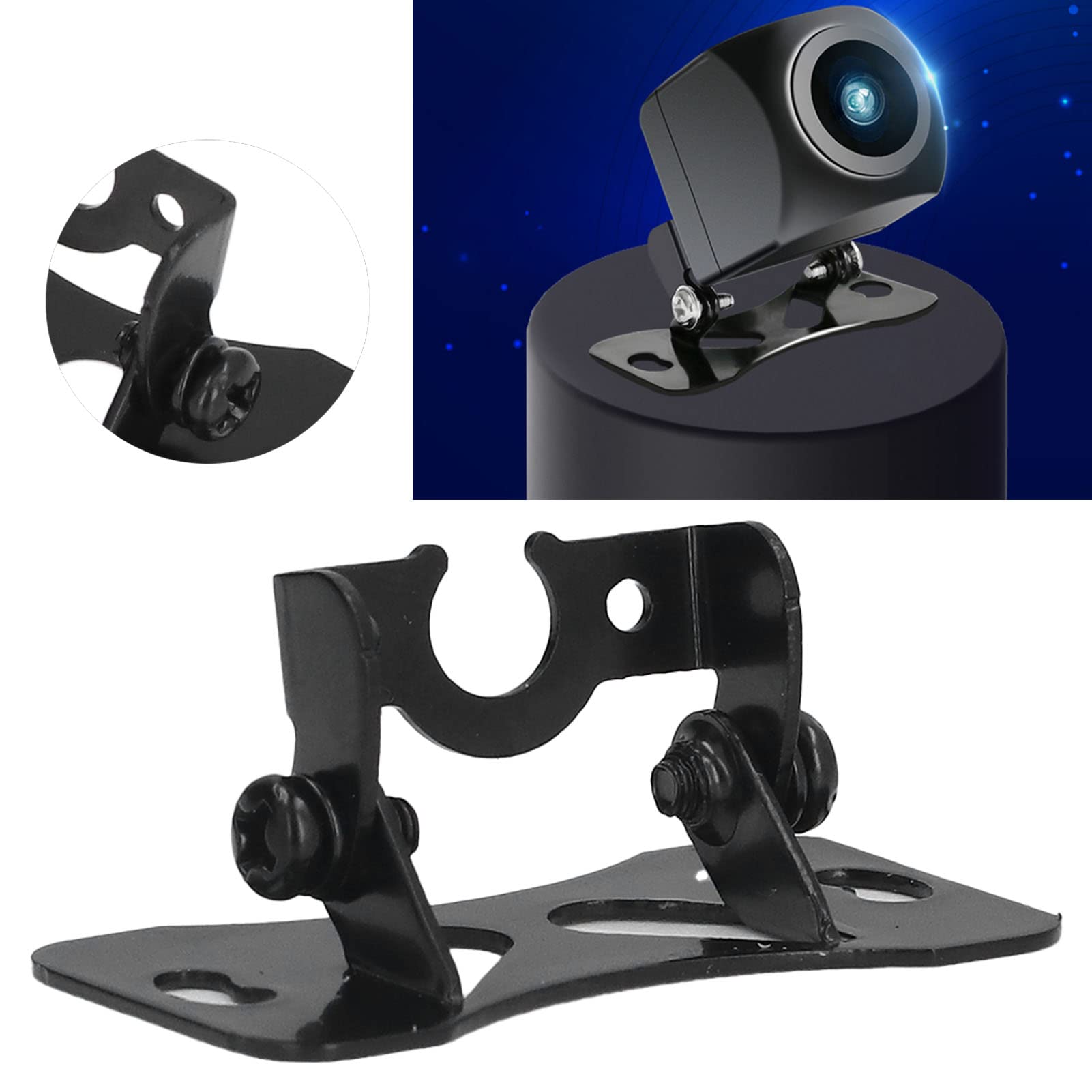 AMONIDA Universal Rear Camera Mounting Bracket for Car - Backup Camera Holder, Reverse Camera Mount Adapter (Bracket Only) - Perfect for Parking Assistance & Vehicle Safety