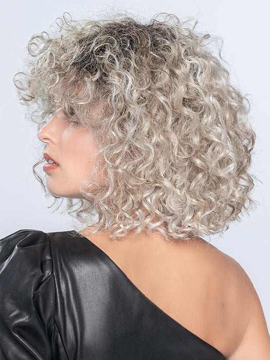 Perucci Synthetic Disco Wig for Women - Long Curly Party Wig for Costume, Halloween, Cosplay & Nightlife Events
