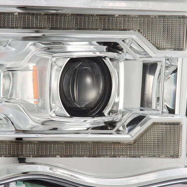 AlphaRex PRO Projector Headlights - Chrome for Dodge Ram 1500 (2002-2005) & 2500/3500 (2003-2005) - High Performance LED Lighting for Off-Road & Night Driving