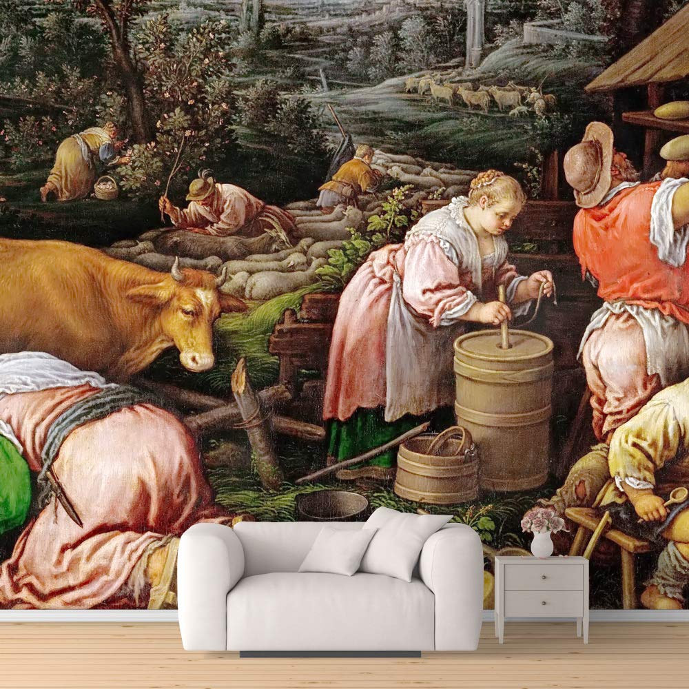 Classic & Modern Collage Design Removable Wallpaper - Peel & Stick Wall Murals for Bedroom (66x96 inches) - Perfect for Home Decor, Nursery, Living Room & Office Accent Walls