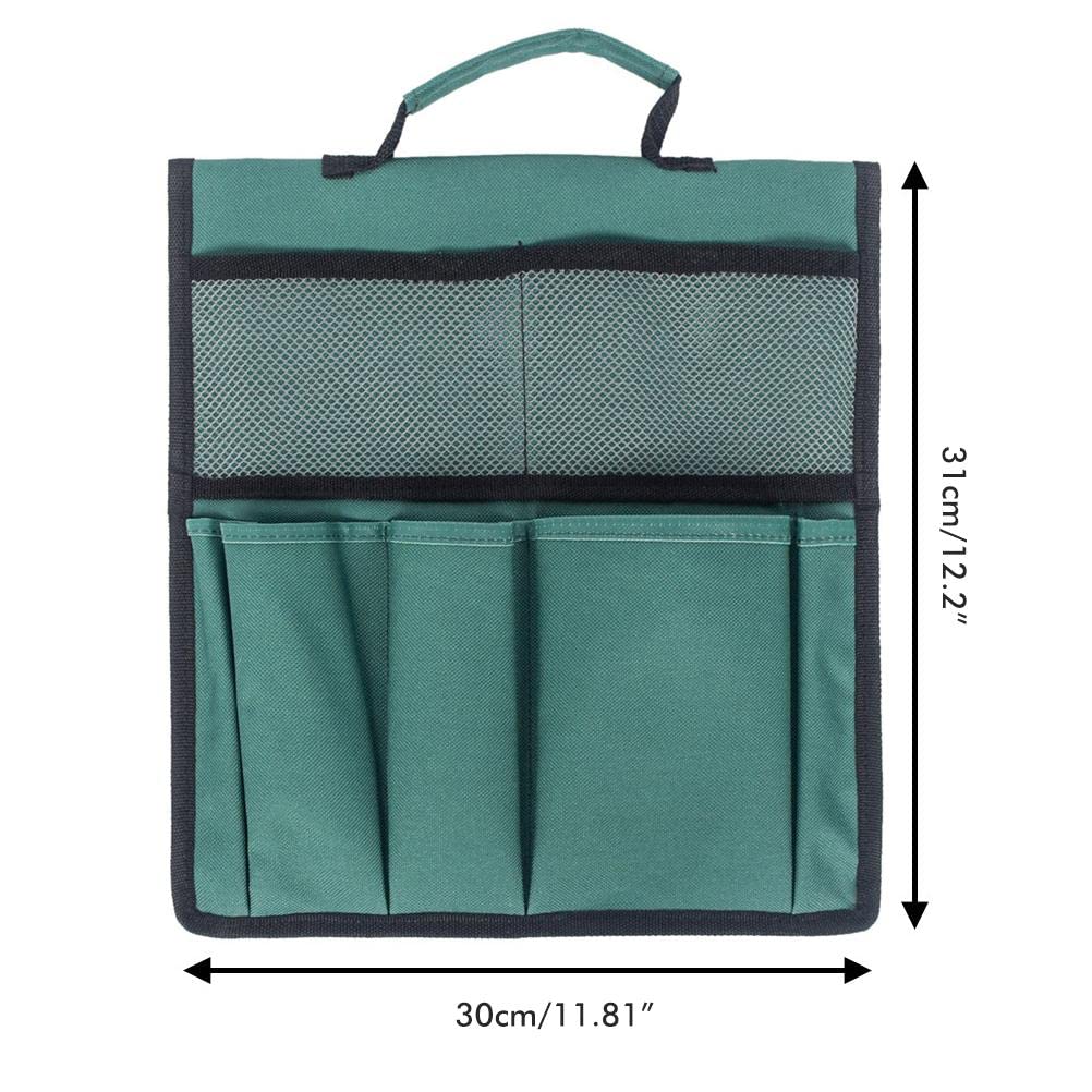 **Portable Garden Kneeler Tool Bag with Multiple Pockets - Durable Oxford Cloth Folding Mesh Gardening Tool Pouch for Outdoor Planting, Weeding & Landscaping - Perfect for Gardeners & DIY Enthusiasts**