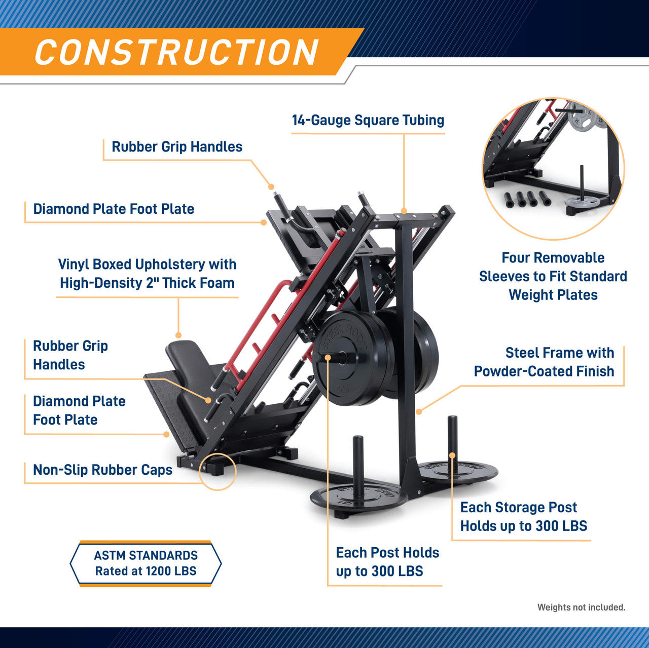 Marcy Elite Leg Trainer MWM-0418 - Home Gym Leg Exercise Machine for Thighs & Glutes - Perfect for Strength Training & Toning at Home
