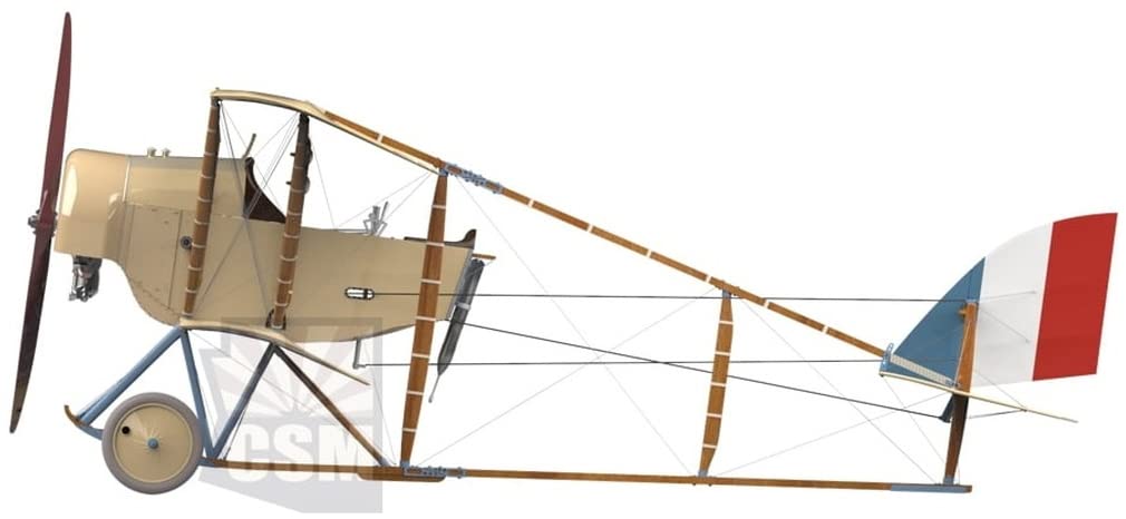 COPPER STATE MODELS Caudron G.III WWI French Biplane Aircraft Model Kit 1:32 Scale | CSM32006 | Perfect for Collectors & History Enthusiasts | Display in Home Office or Aviation Museum