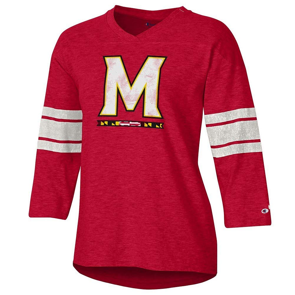 NCAA Women's Slub Football T-Shirt | Officially Licensed College Fan Apparel | Game Day Outfit & Casual Wear