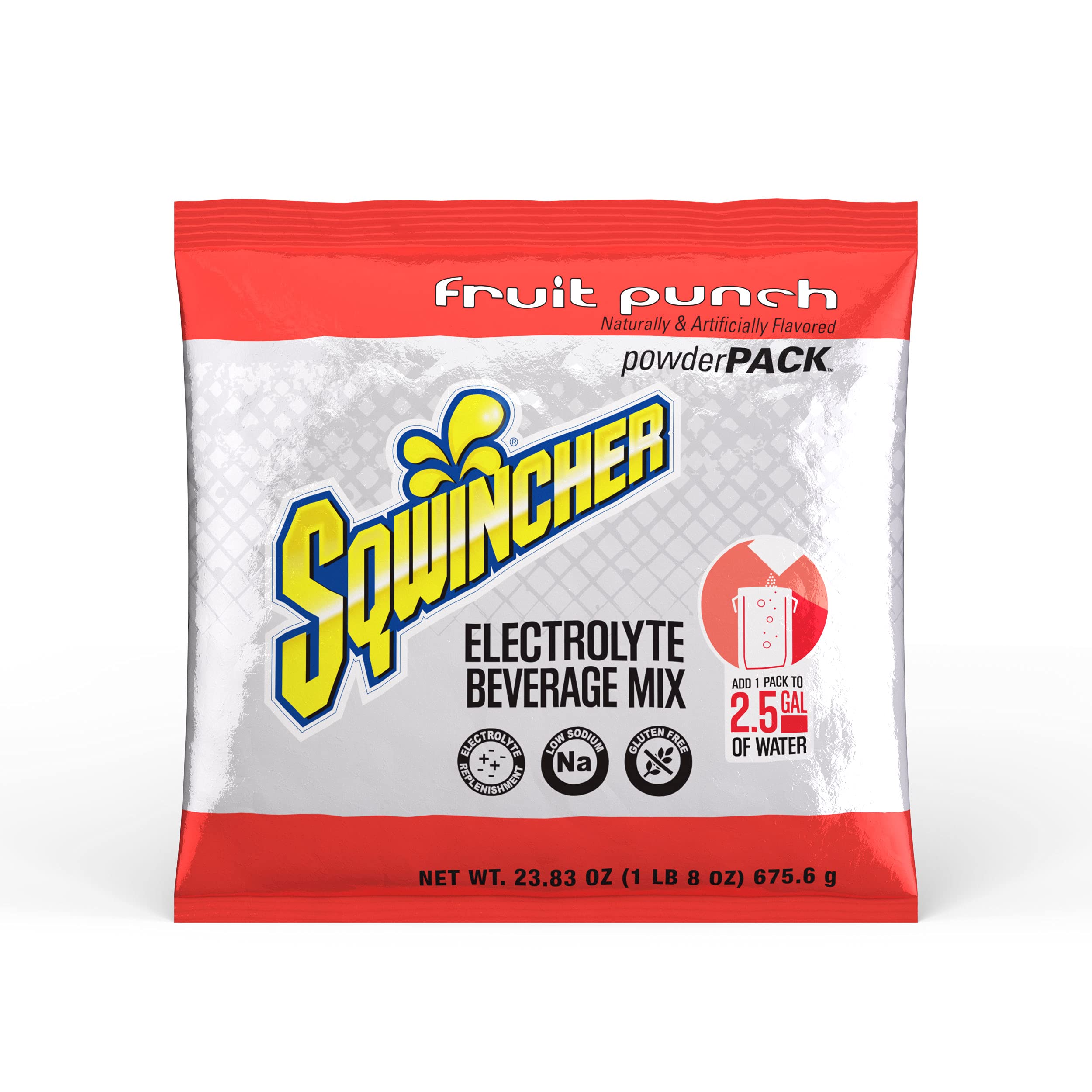 Sqwincher Electrolyte Powder Pack - Assorted Flavors Hydration Drink Mix, 23.83 oz (Pack of 32) | Ideal for Athletes, Outdoor Activities & Post-Workout Recovery