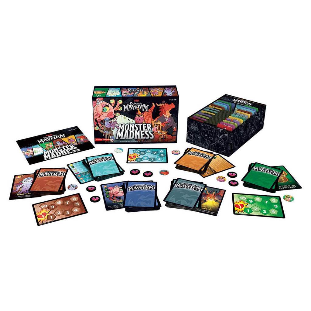 Dungeon Mayhem: Monster Madness Card Game - Fun D&D Party Game for Adults & Teens | Perfect for Game Nights, RPG Sessions & Fantasy Gatherings