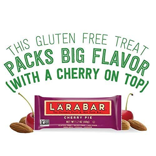 Larabar Cherry Pie Gluten Free Vegan Fruit & Nut Bar - 1.7 oz (16 Count) | Healthy Snack for Hiking, Workouts & On-the-Go Energy