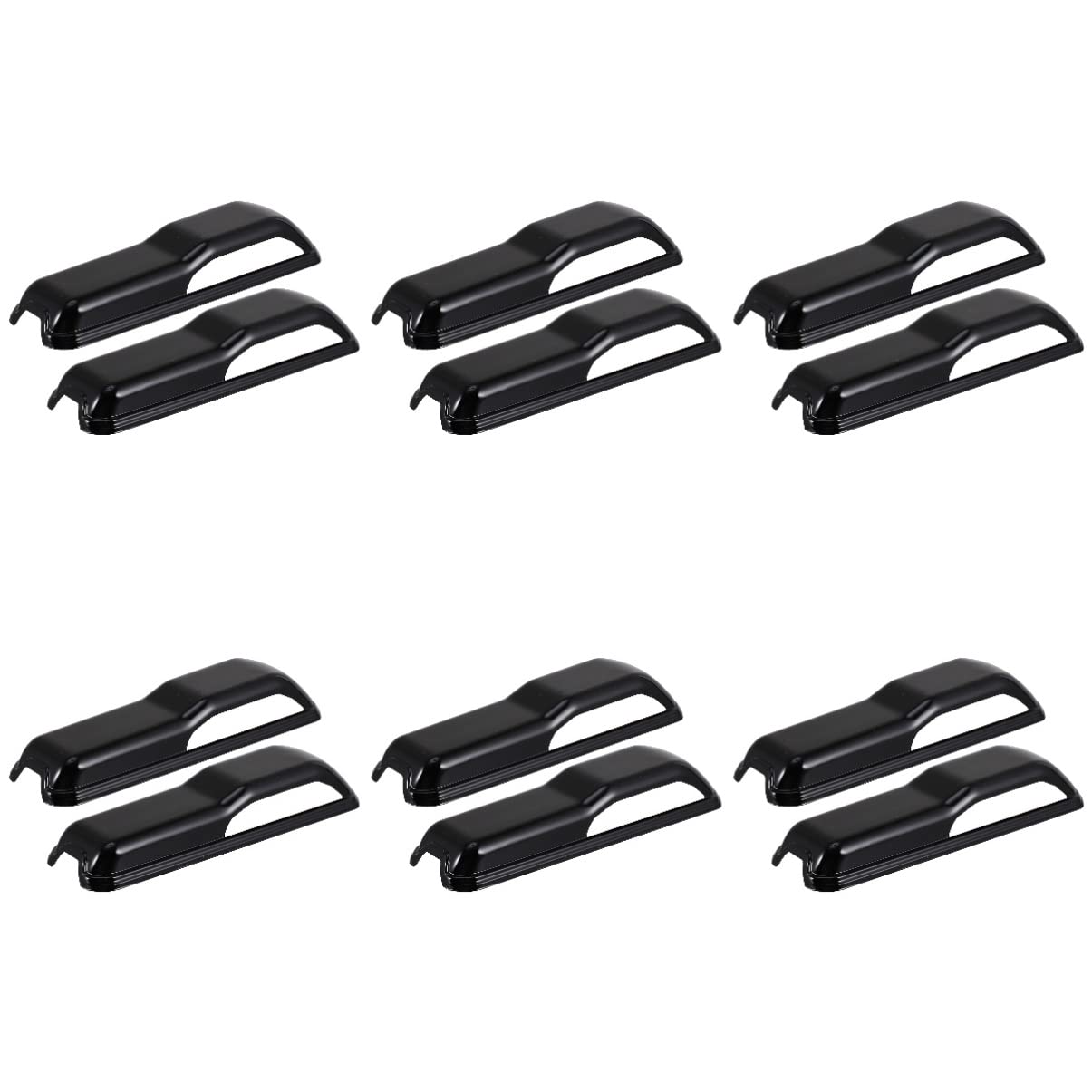 FAVOMOTO 6-Piece Car Hood Hinge Cover Set - Durable Engine Hood Stickers & Exterior Accessories for Vehicle Protection - Perfect for Trucks, SUVs & Sedans