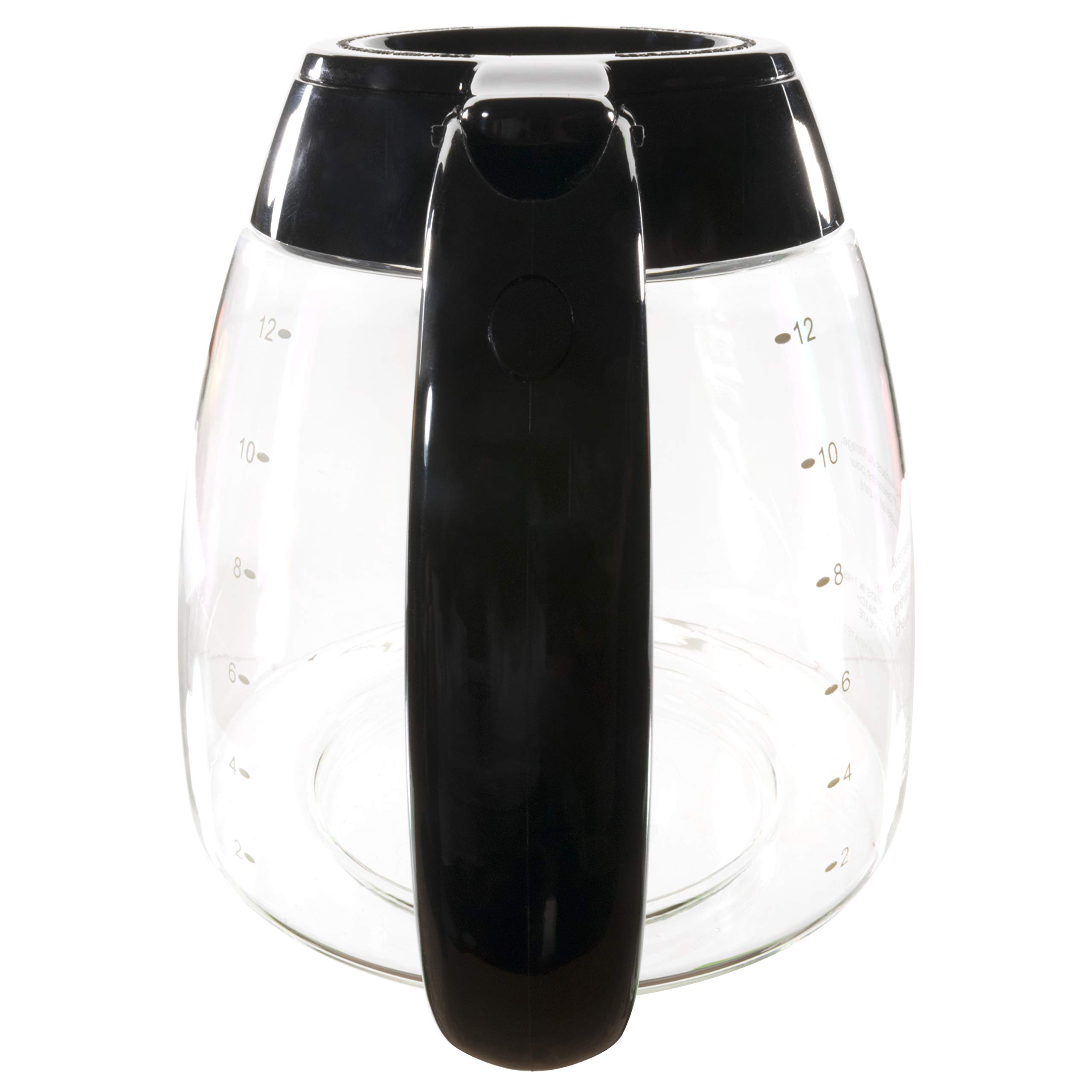 Univen 12 Cup Glass Coffee Maker Carafe - Replacement for Mr. Coffee IDS13 - Perfect for Home, Office & Restaurants - Durable & Dishwasher Safe