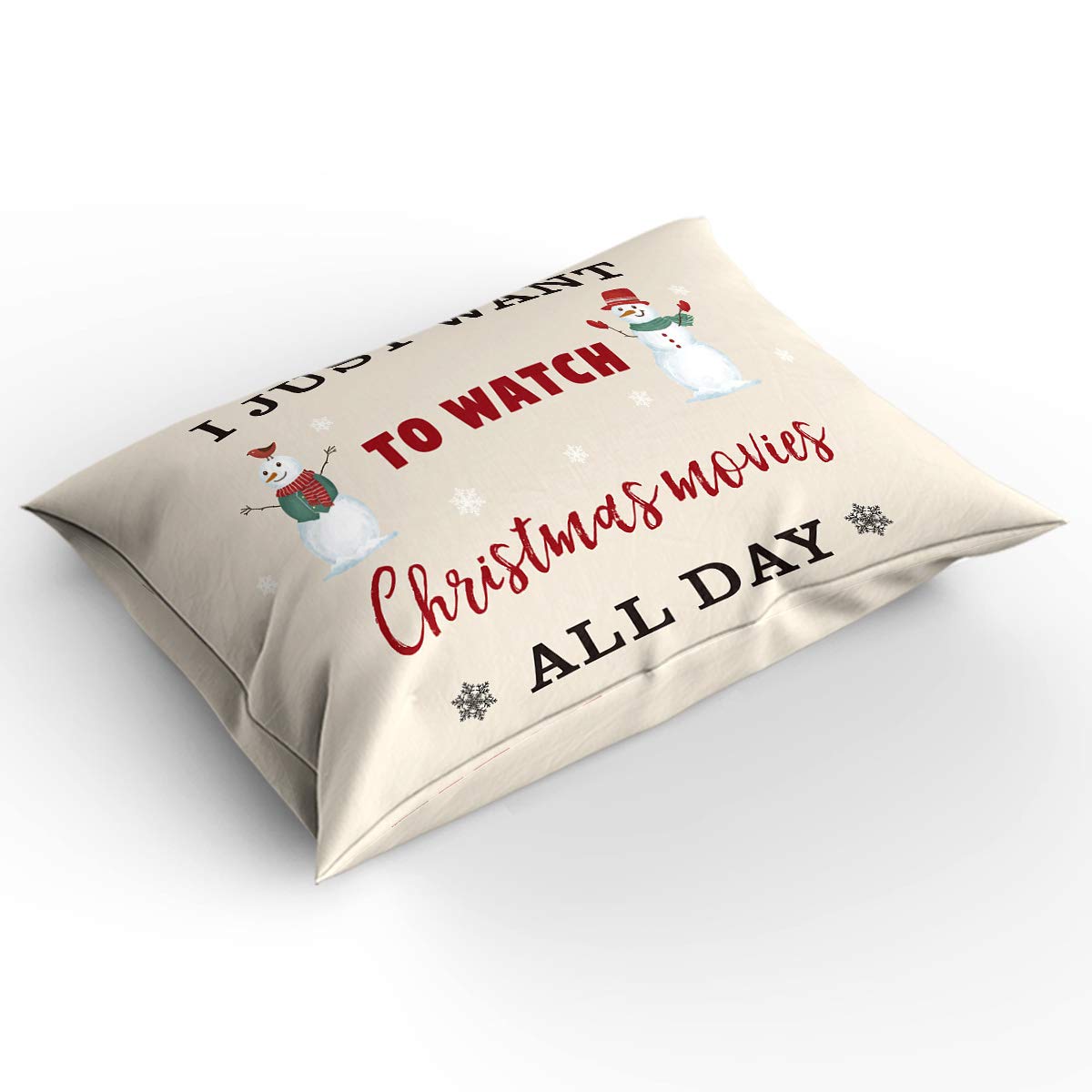 4-Piece Christmas Snowman Duvet Cover Set - Ultra Soft Quilted Bedding for Queen Size Bed with 2 Pillowcases | Cozy Holiday Bedroom Decor for Winter & Christmas Movie Nights