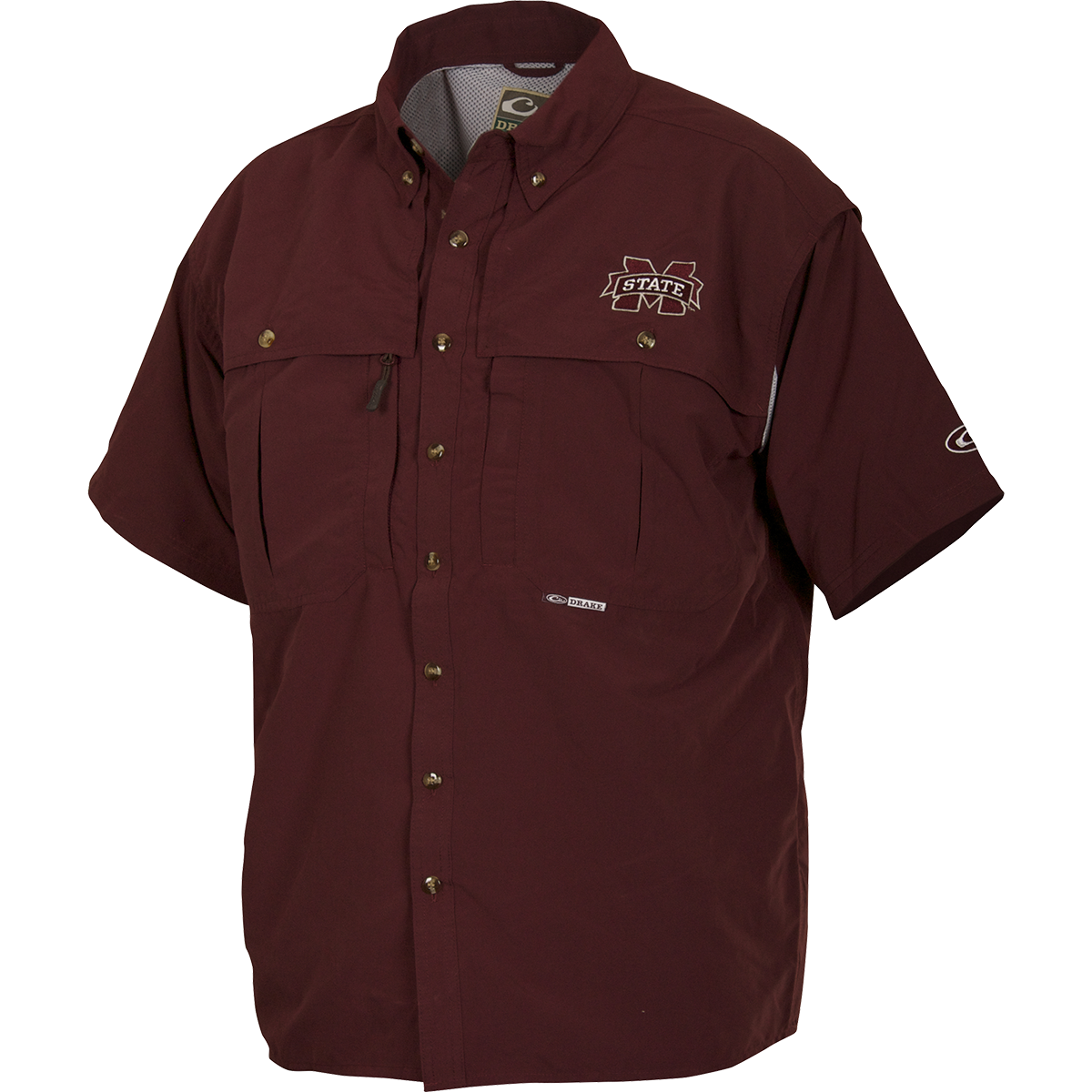 Mississippi State Wingshooter's Short Sleeve Shirt for Hunting & Outdoor Activities - Comfortable & Durable Hunting Apparel for Men