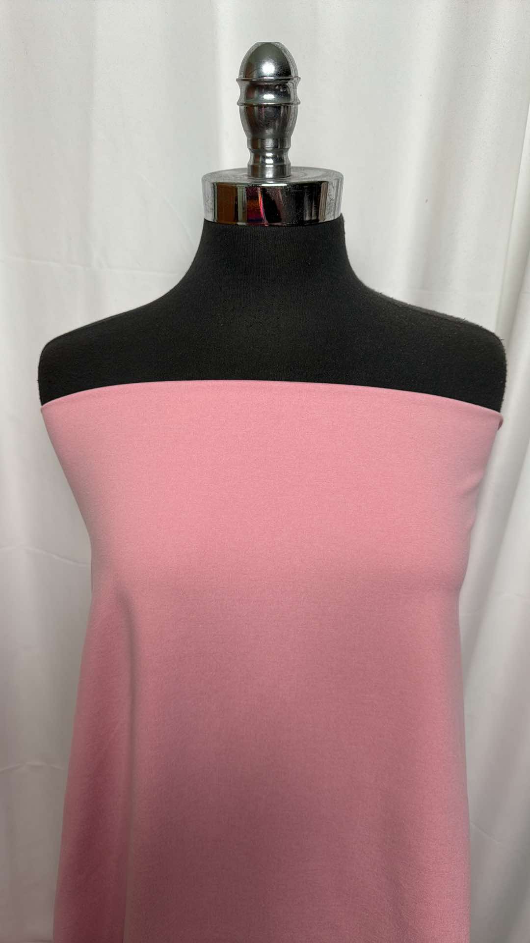 Dusty Pink Heather Peached Performance Fabric - 1/2 Yard Cut - Perfect for DIY Clothing, Upholstery & Craft Projects