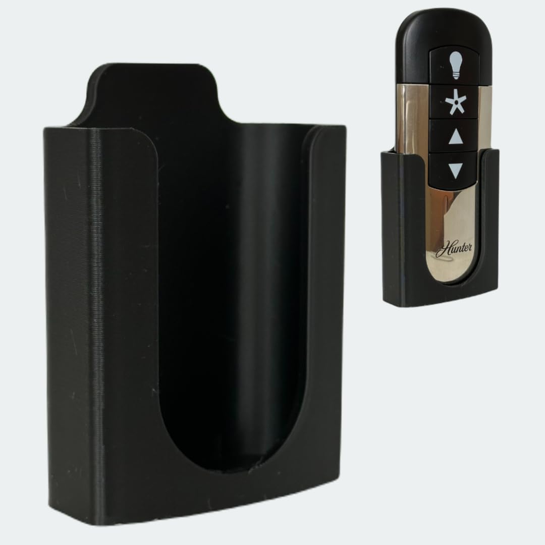 Black Wall & Upright Mount Bracket for Hunter Ceiling Fans - Secure Installation for Living Room, Bedroom, or Patio