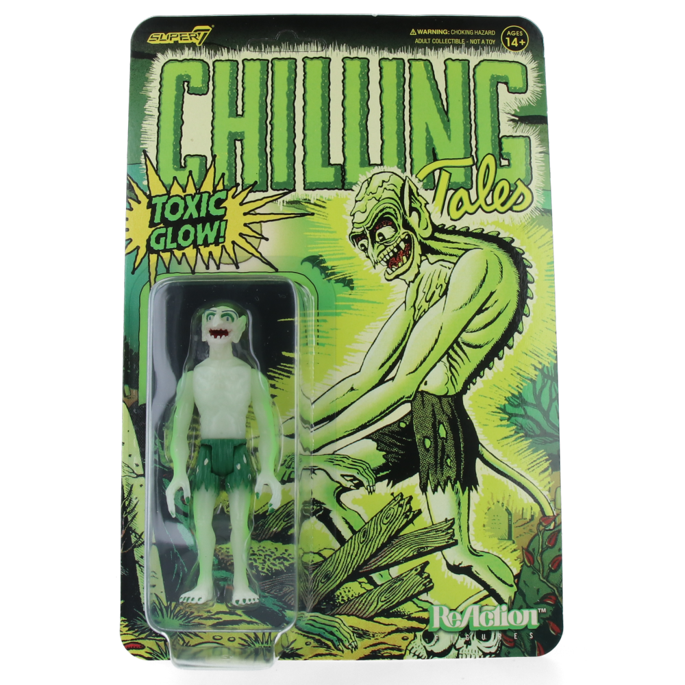 Chilling Tales Graveyard Ghoul Glow-in-the-Dark Pre-Code Horror Action Figure - Perfect for Halloween Decor, Collectors & Horror Movie Fans