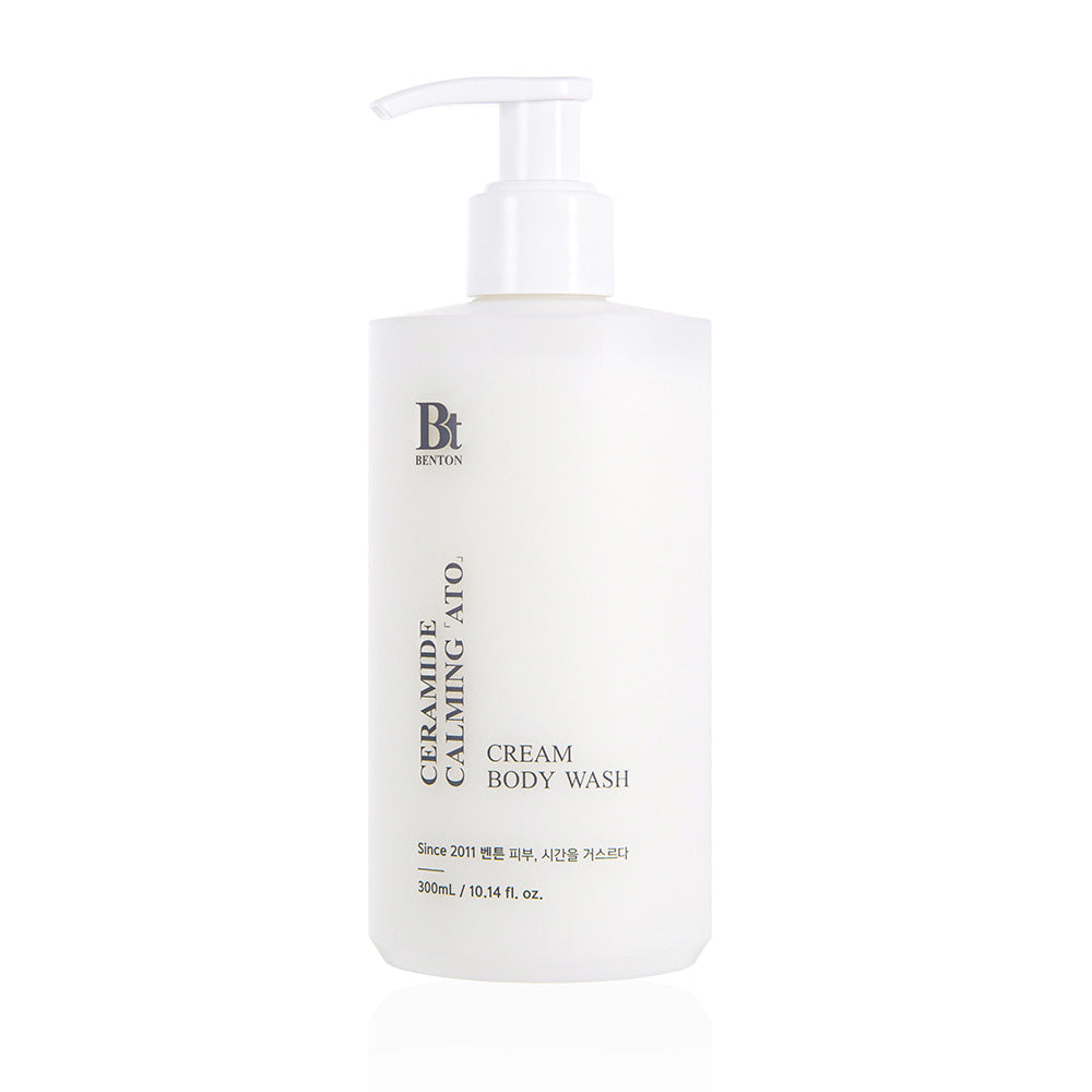 Benton Ceramide Calming Ato Cream Body Wash 300ml - Soothing & Hydrating Face & Body Cleanser for Sensitive Skin - Perfect for Daily Skincare Routine & Eczema Relief