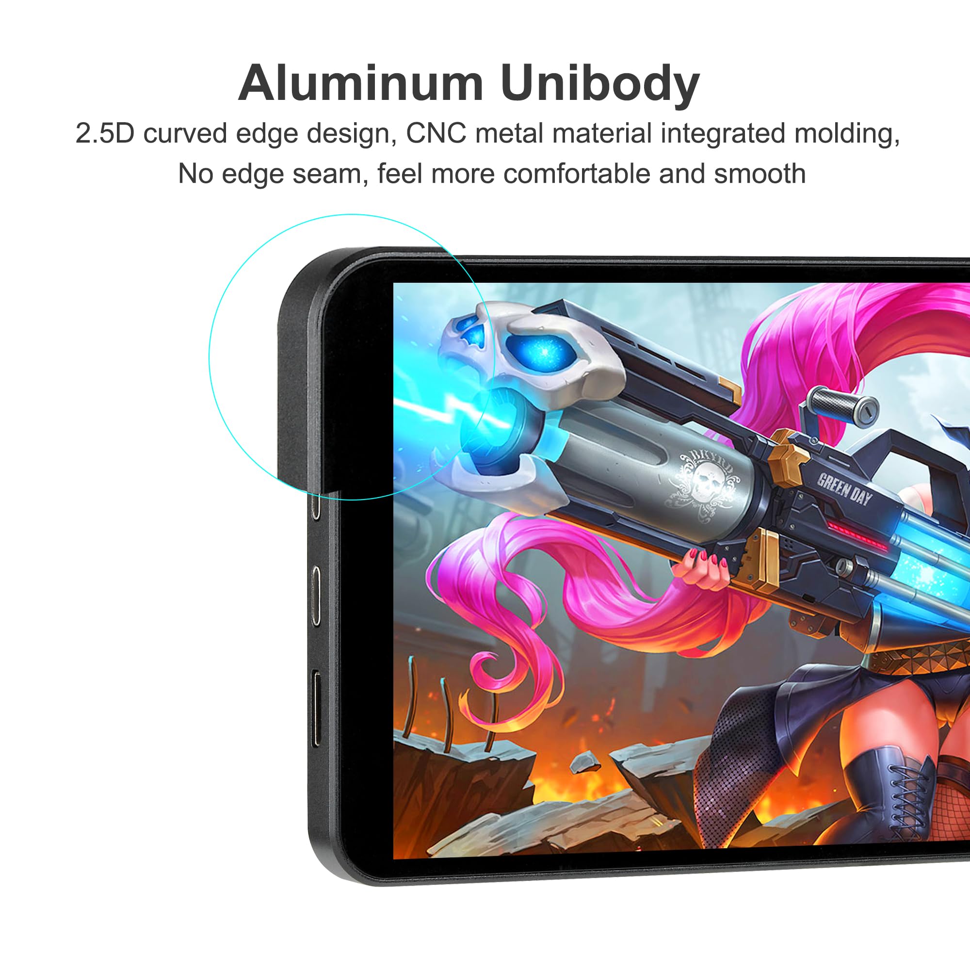 7 Inch Portable Touchscreen Monitor 1080P FHD - Ultra Slim HDMI USB-C Display for Gaming, Laptop, PS4, Xbox & Nintendo Switch - Perfect for Travel, Office & Home Entertainment