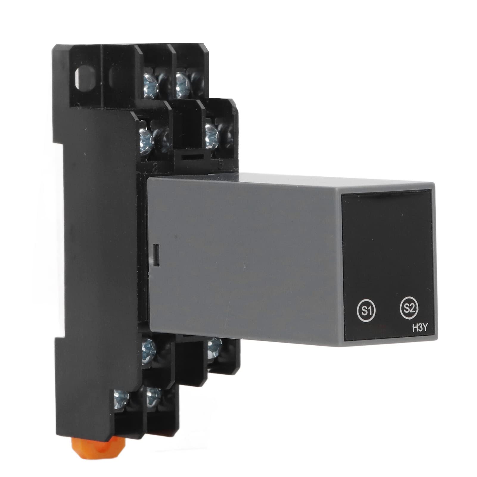 2-Way LCD Digital Display Electrical Multifunctional Time Relay Power Timer - AC36V Time Delay Relay Switch with Base - Perfect for Home Automation, Industrial Equipment & HVAC Systems