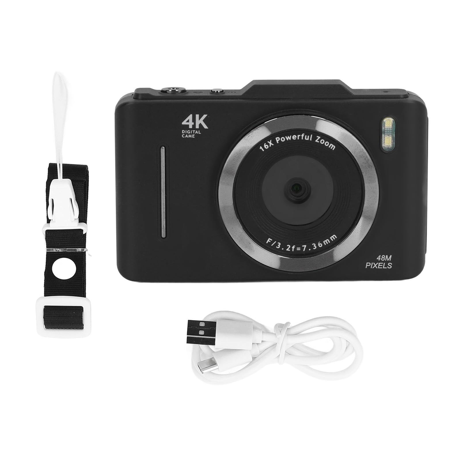 48MP 4K Pocket Digital Camera with Auto Focus | 2.8