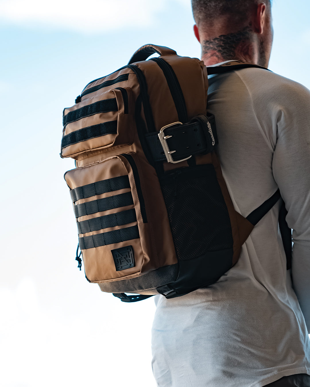 Momentum Pro 32L Backpack - Durable & Spacious Sand Color Hiking Backpack for Outdoor Adventures, Travel & Daily Commute
