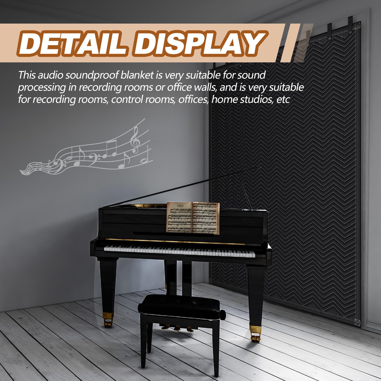 2 Pack Soundproof Blankets - 80