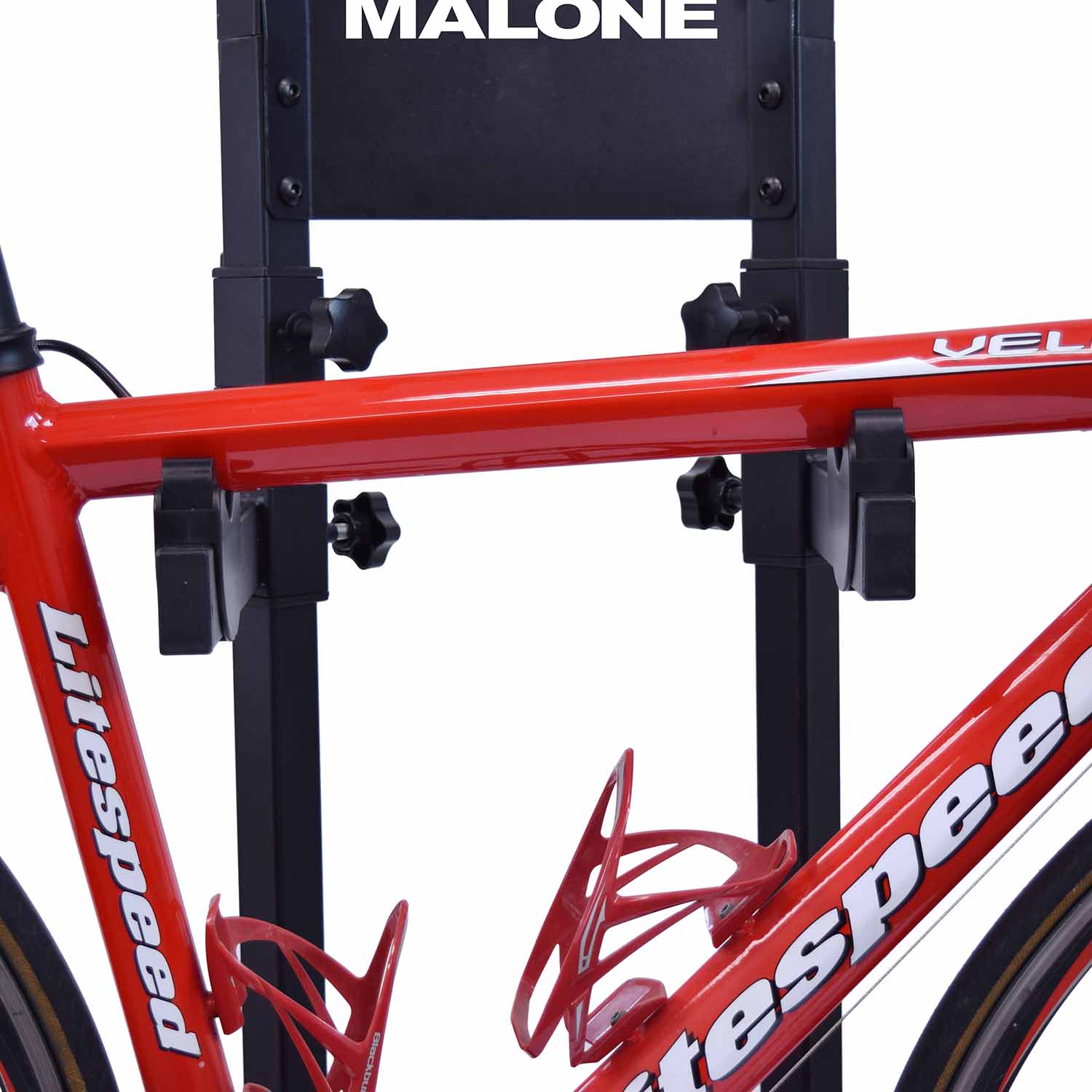 Malone GrandStand 4 Bike Free Standing Storage Rack - Heavy Duty Bike Stand for Garage, Basement & Outdoor Use - Secure Bicycle Organizer for Mountain, Road & Kids Bikes