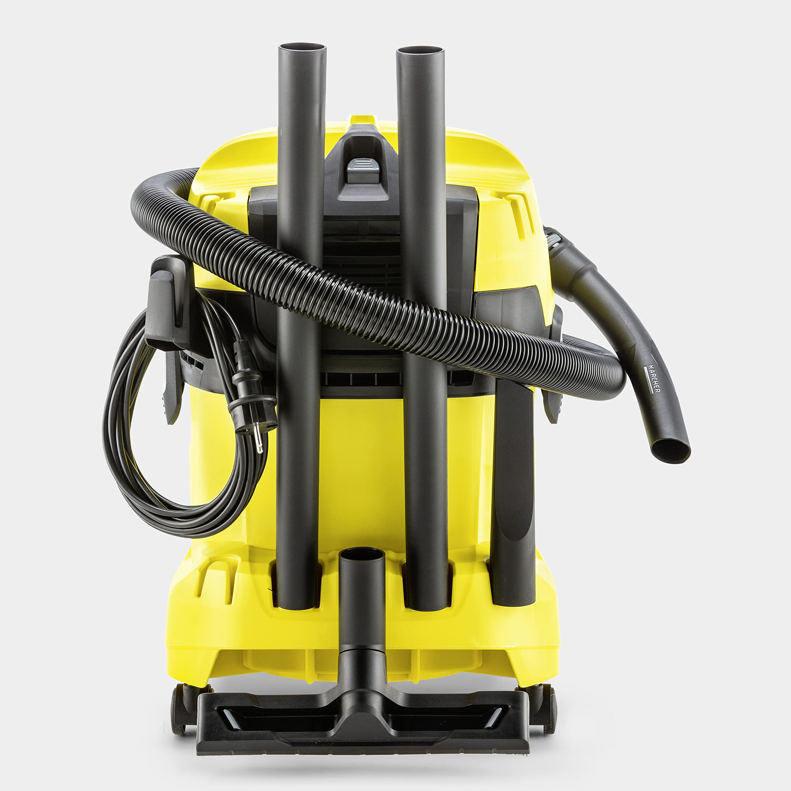 Karcher WD 4 20L Wet/Dry Vacuum Cleaner - Powerful 20 Liter Capacity for Home, Garage & Workshop Cleaning | Yellow Industrial Vacuum for Dust, Debris & Liquid Pickup