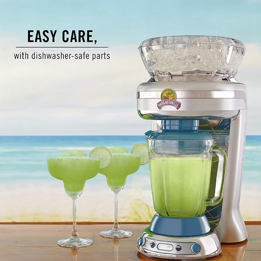 Margaritaville Key West Frozen Concoction Maker - 36oz Easy Pour Jar & XL Ice Reservoir - DM1900 Margarita & Smoothie Machine for Home Bars, Parties & Outdoor Entertaining