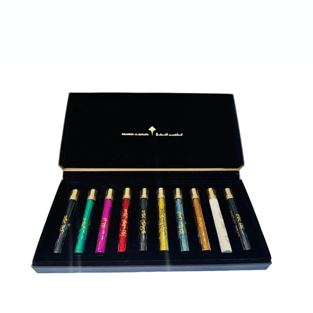 Iconic Collection Set - 10 Piece Mini Perfume Gift Set (10ml Each) - Perfect for Travel, Gifting & Everyday Fragrance