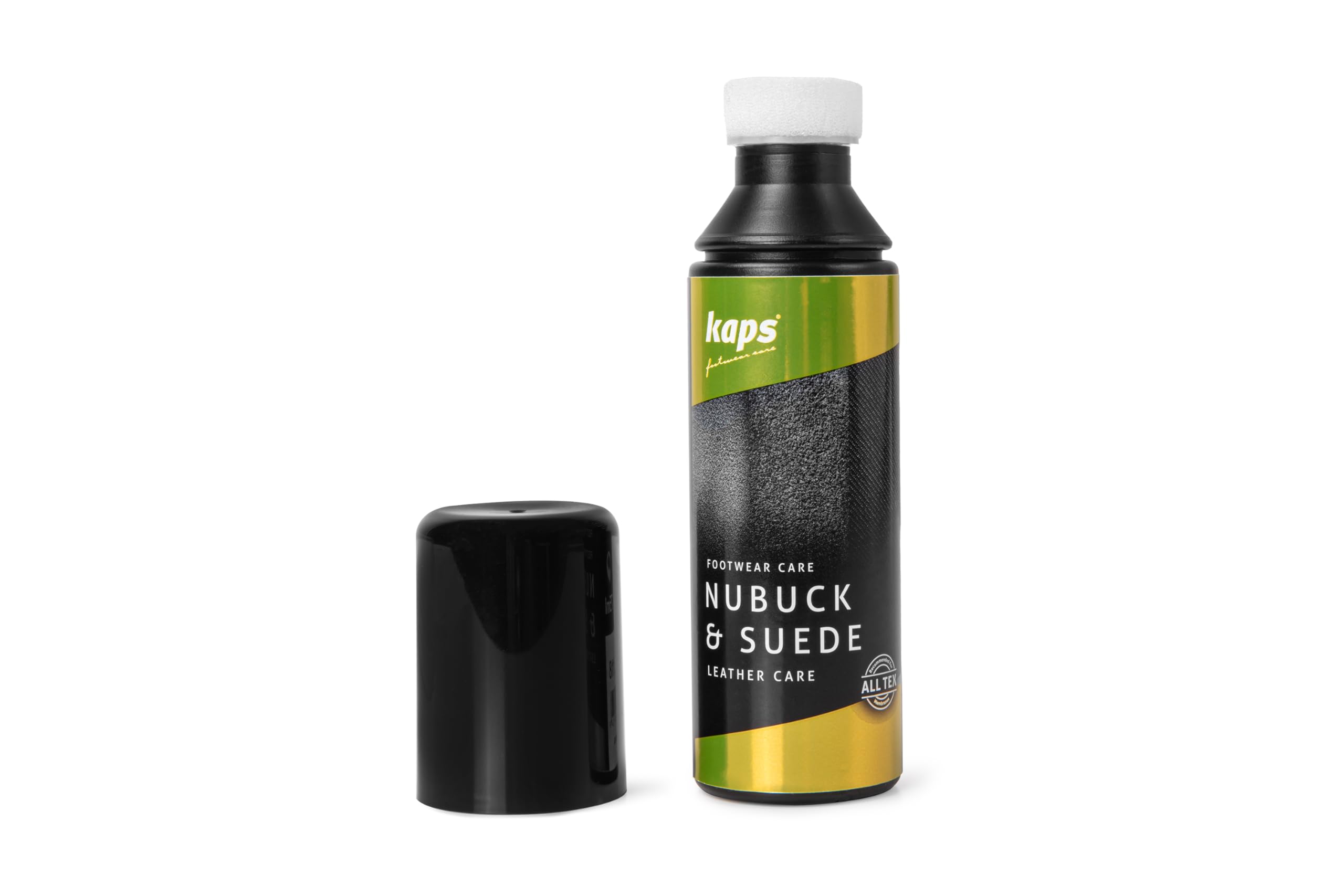 Premium Kaps Shoe Conditioner for Nubuck & Suede Leather Care - Waterproof Protector with Sponge Applicator (7 Color Options) - Ideal for Boots, Sneakers & Luxury Leather Accessories